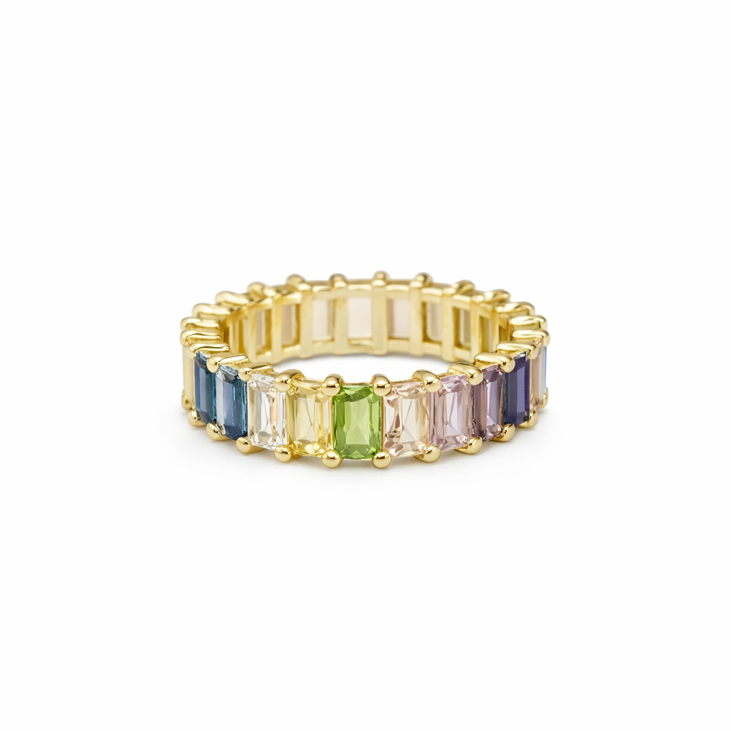 Aurora Prism Eternity Ring